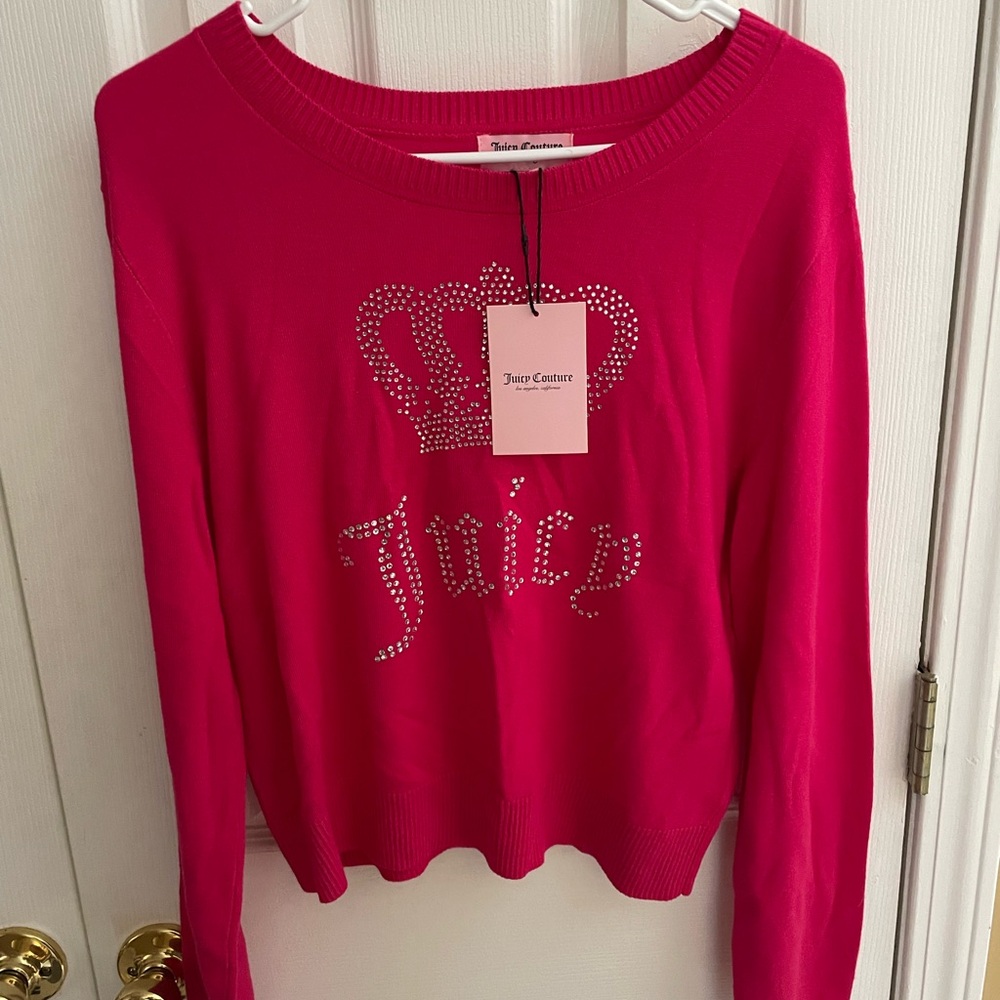 Juicy Couture Vivid Pink Crown Top